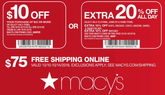 Macys macy coupons family friends 2010 december wordpress