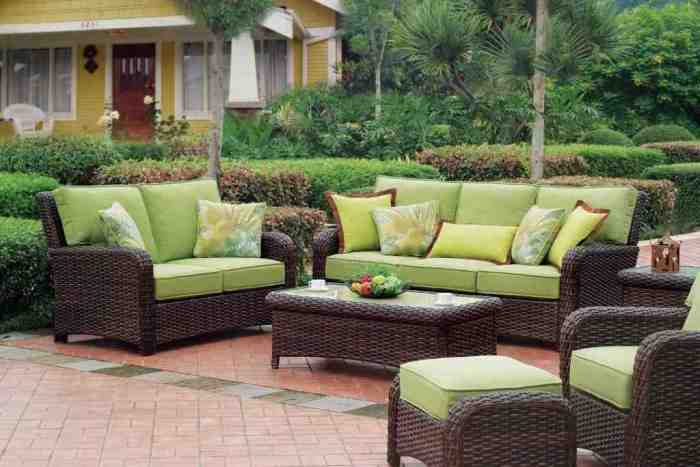 Outer patio furniture