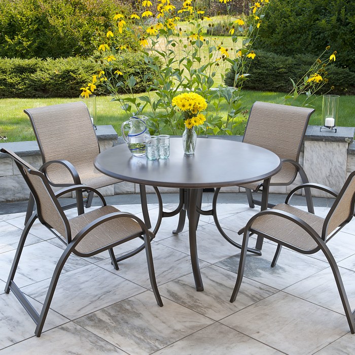 Outer patio furniture